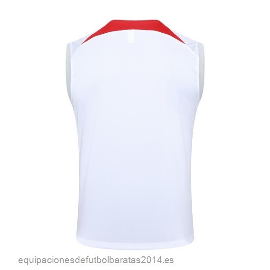 Nuevo Entrenamiento Sin MangasLiverpool 24/25 Blanco Rojo Baratas